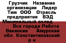 Грузчик › Название организации ­ Лидер Тим, ООО › Отрасль предприятия ­ ВЭД › Минимальный оклад ­ 32 000 - Все города Работа » Вакансии   . Амурская обл.,Константиновский р-н